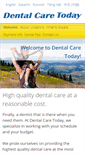 Mobile Screenshot of dentalcaretoday.net