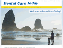 Tablet Screenshot of dentalcaretoday.net